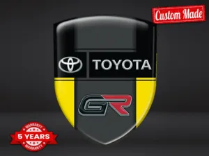 Toyota Etiqueta Impermeable Pro Máximo Resistente Actual